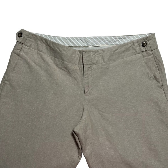 GAP (EUC) Hip Slung, Flared Leg, Cotton & Linen Blend Pants Size 12 - Picture 4 of 9